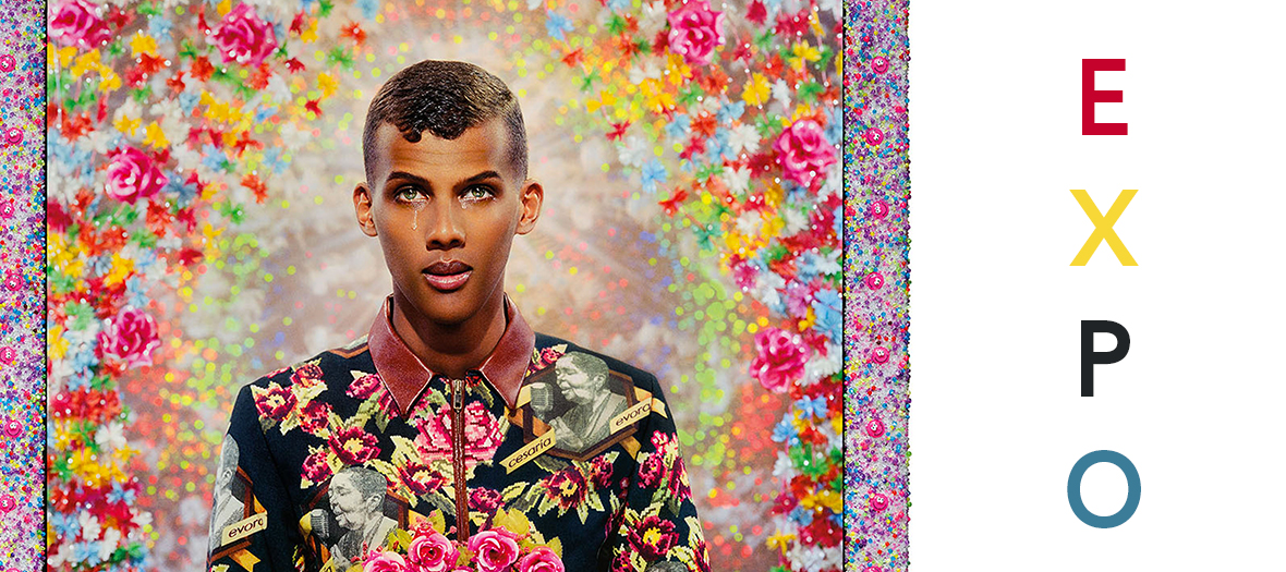 Portrait de Stromae Paul Van Haver réalisé par les artistes Pierre et Gilles