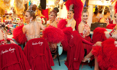  The Dancers of the Moulin Rouge in the preparation cabin