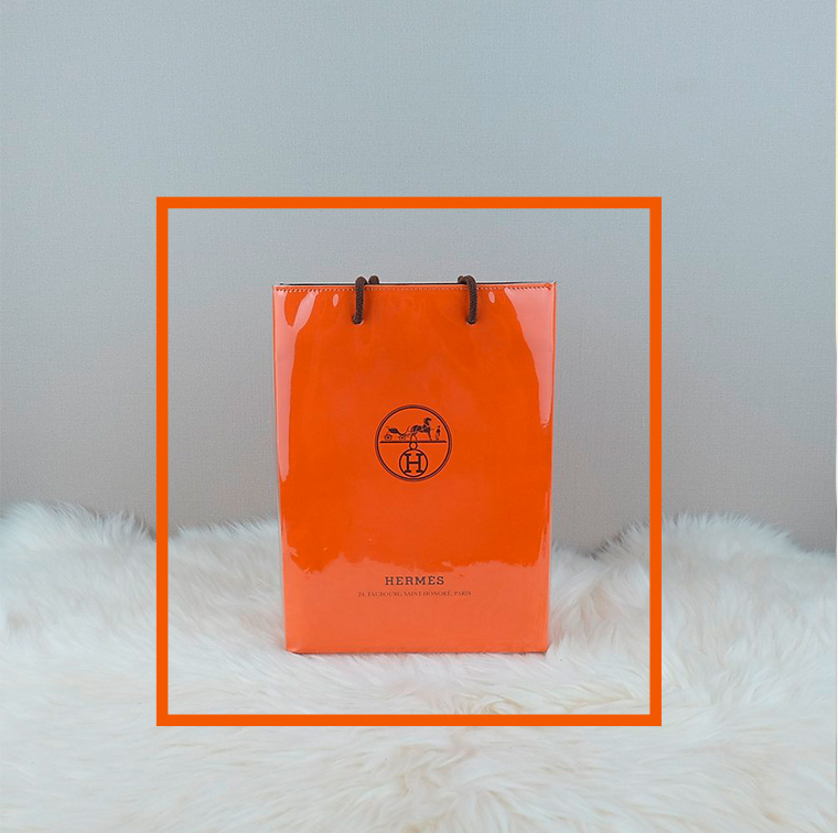 cadeau chaine dencre Hermès Un sac orange Chaîne d’Encre chez Hermès