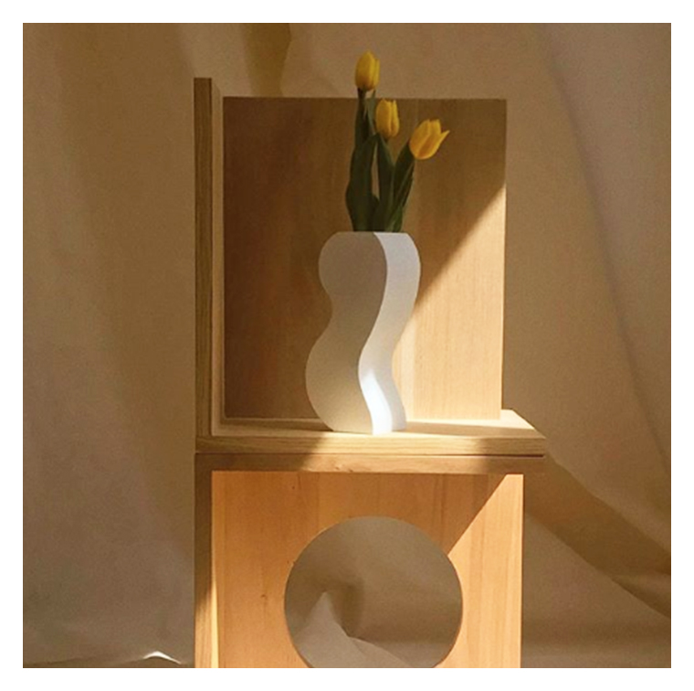 Le vase aux formes imprimées 3D d’Eimear Ryan chez Argot Studio