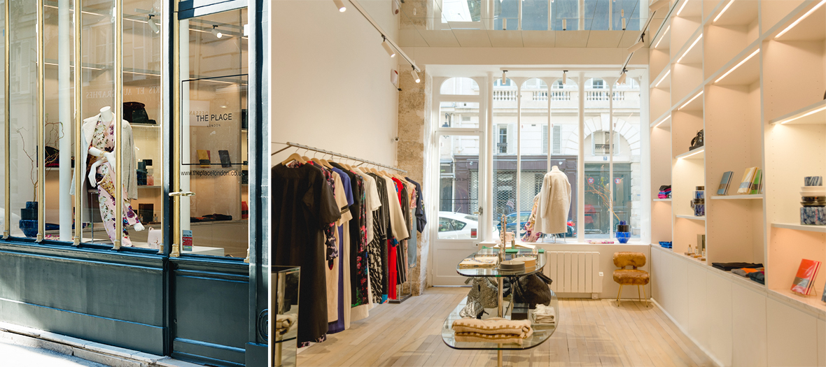 Boutique mode londonienne à Paris