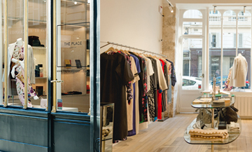 Boutique mode londonienne à Paris