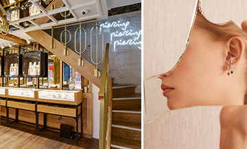 Decoration of the interior of the Aristocrazy shop