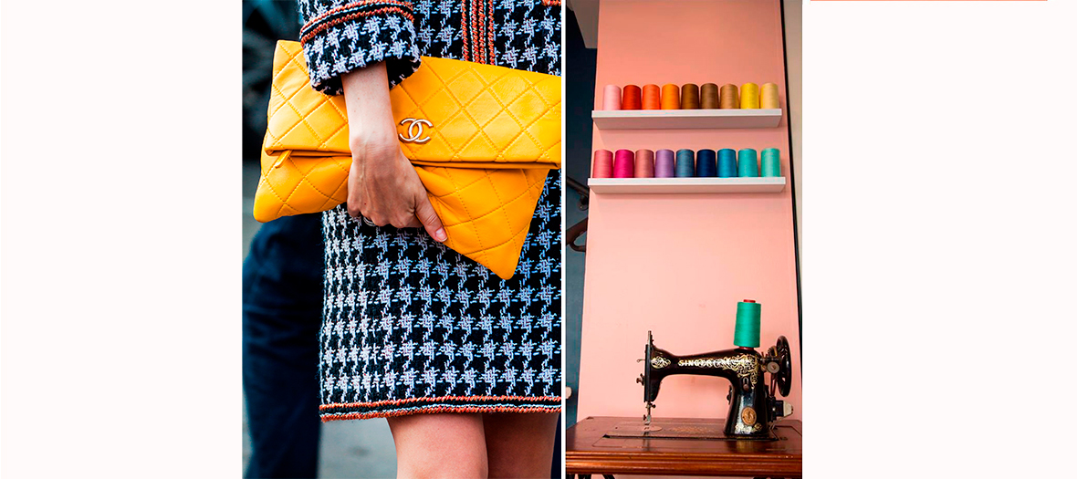 L' atelier-boutique où les jumeaux Virginie et Laurent font la remise à neuf des sacs en détresses