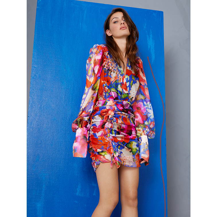 Robe à imprimé fleuri