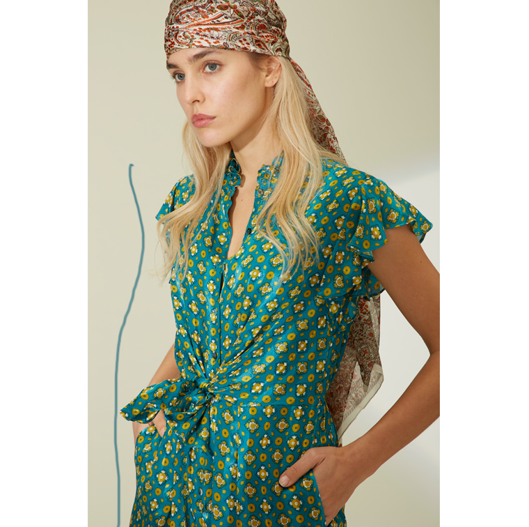 Robe imprimée seventies