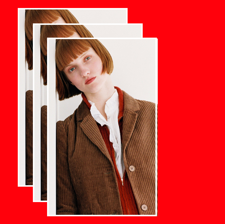 Veste en velours côtelé couleur marron de Bella Jones