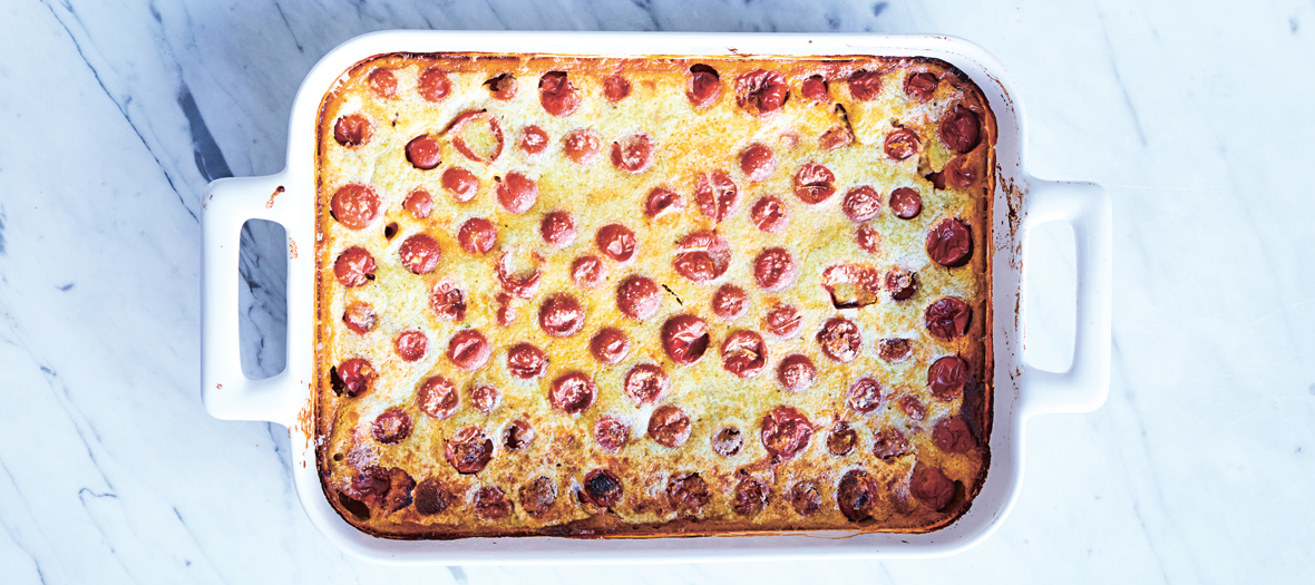 Recette de clafoutis aux tomates cerise