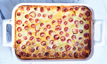 Recette de clafoutis aux tomates cerise