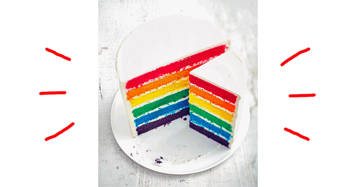 How To Make A Rainbow Cake Yourself How To Make A Rainbow Cake Yourself