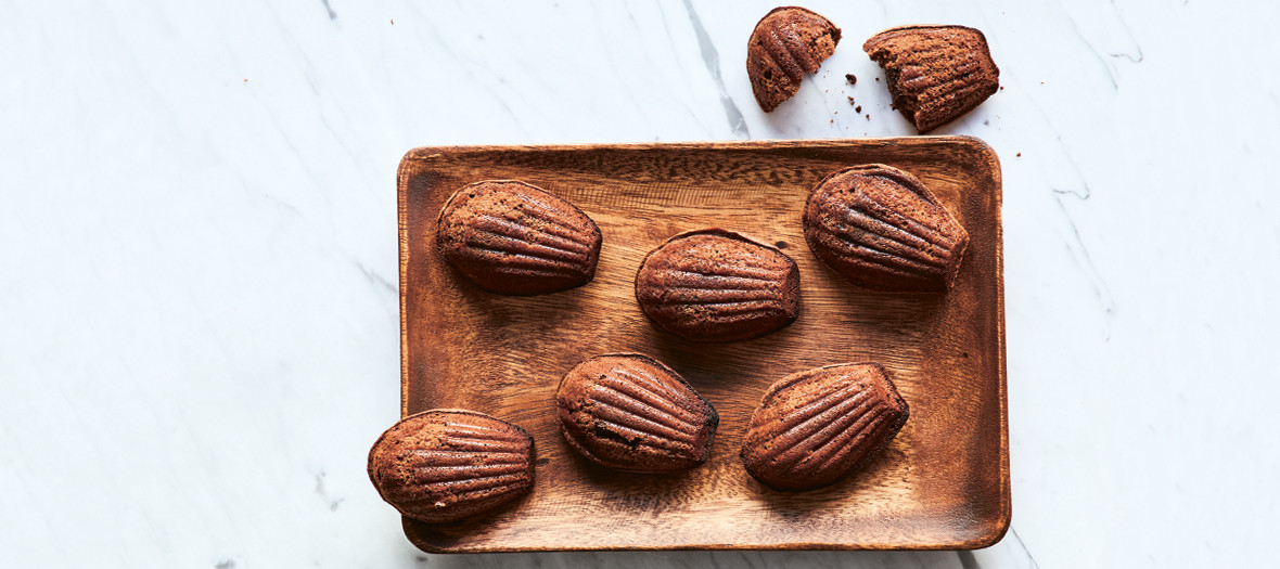 Yum: chocolate madeleines