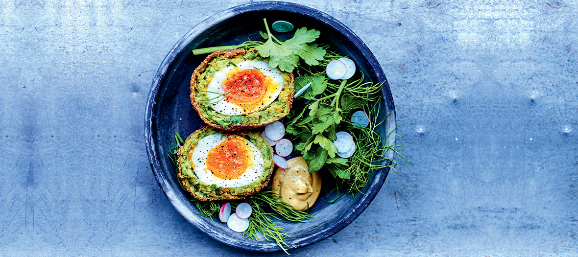 Recette de scotch eggs façon fallafel