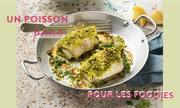 Recette de filet de carrelet pané à la pistache