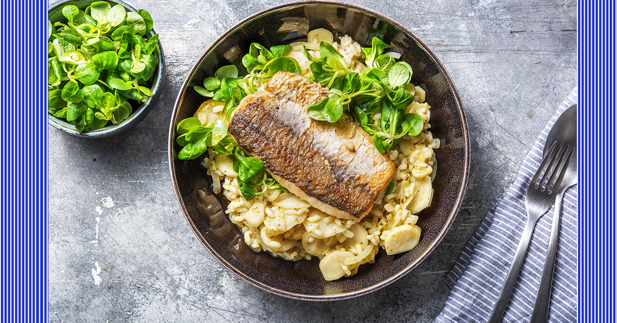 Recette du risotto au filet de merlu