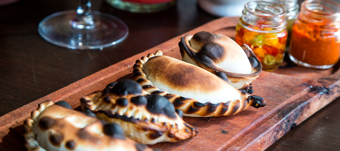 Les Empanadas du chef du restaurant El Santa Evita, Gonzalo Adlerete Pagés