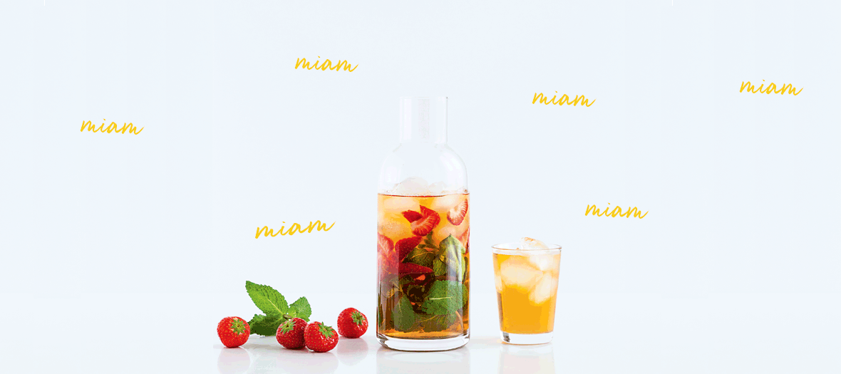 Recette The Glace Rooibos Et Fraise