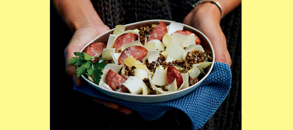 Recette De Salade De Perles Tiede A La Saucisse De Morteau