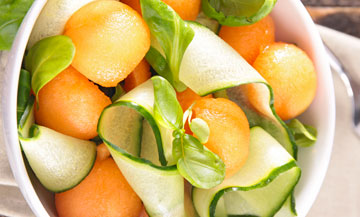 Recette Salade Melon Courgette