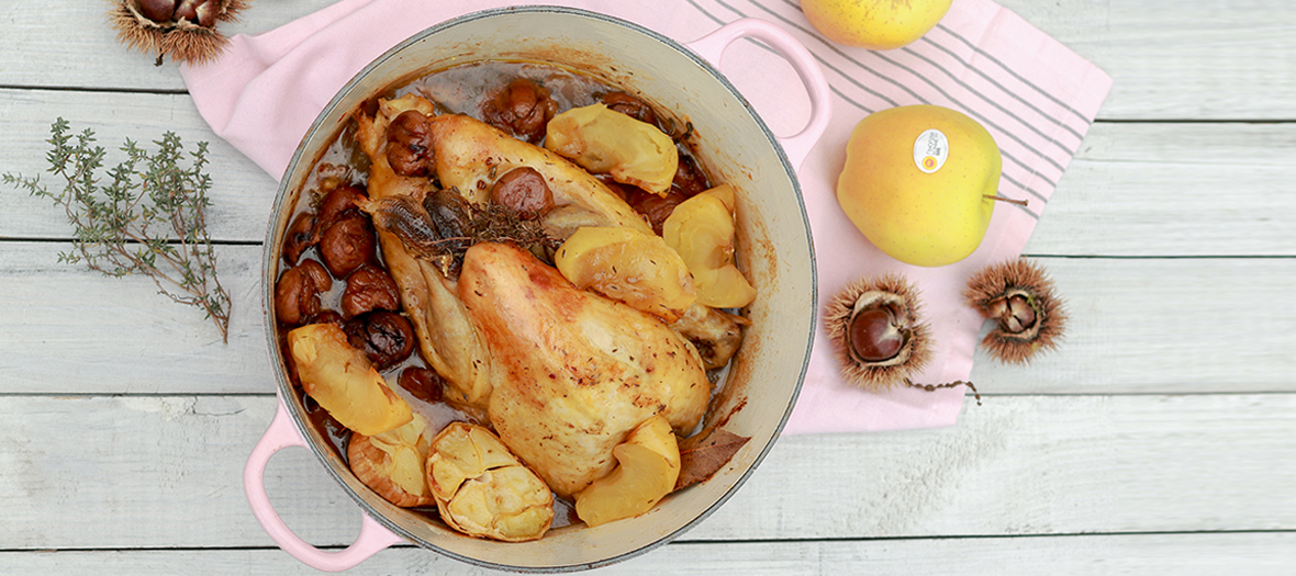 Recette Facile De Pintade Aux Pommes Et Chataignes