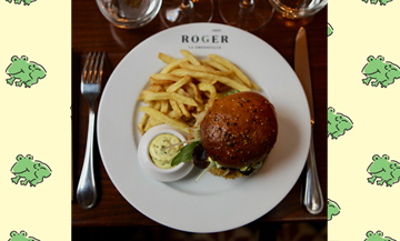 Recette du burger de grenouille du restaurant Roger la grenouille