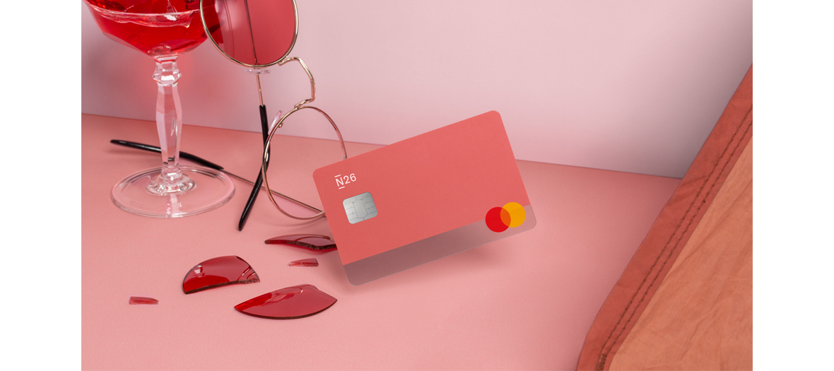  the credit card colors to choose Ocean, Rhubarb, Sand, Mint and Slate