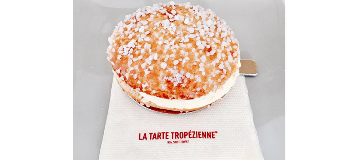 Tarte tropézienne, brioche à la crème