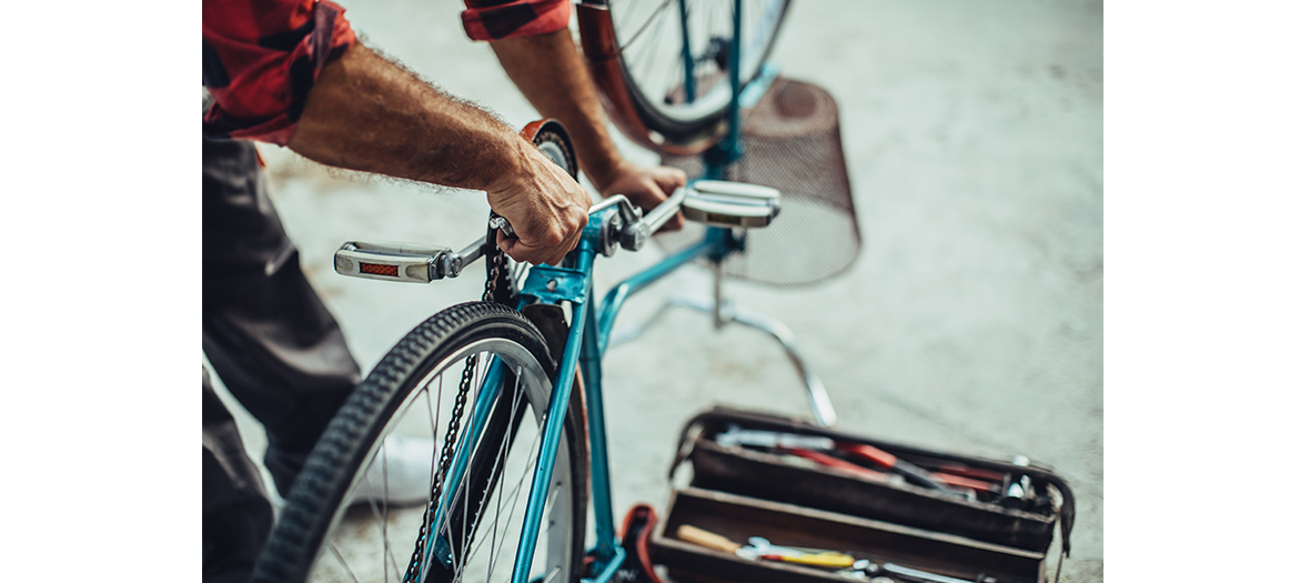 Paris Plages, ateliers réparation de vélo
