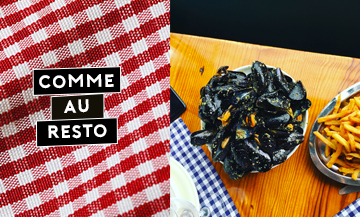 Recette de moules frites du restaurant Chez Hortense