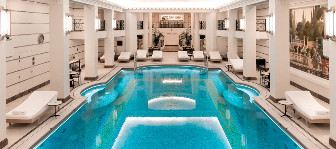 Ritz Club spa with swimming pool, sauna, hammam in Paris