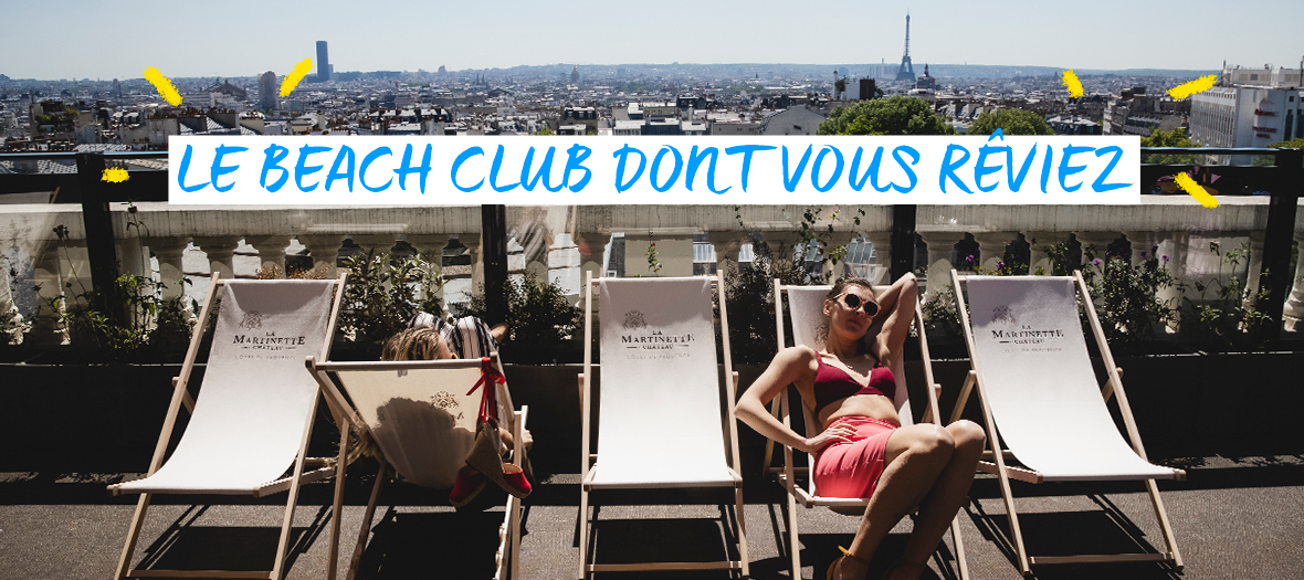 Transats sur le rooftop du Terrass Hotel