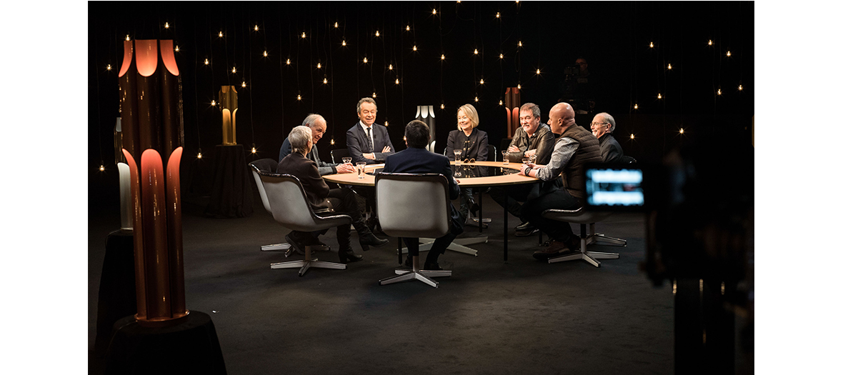 Emission Profession flic présenté par Michel Denisot sur Canal plus.