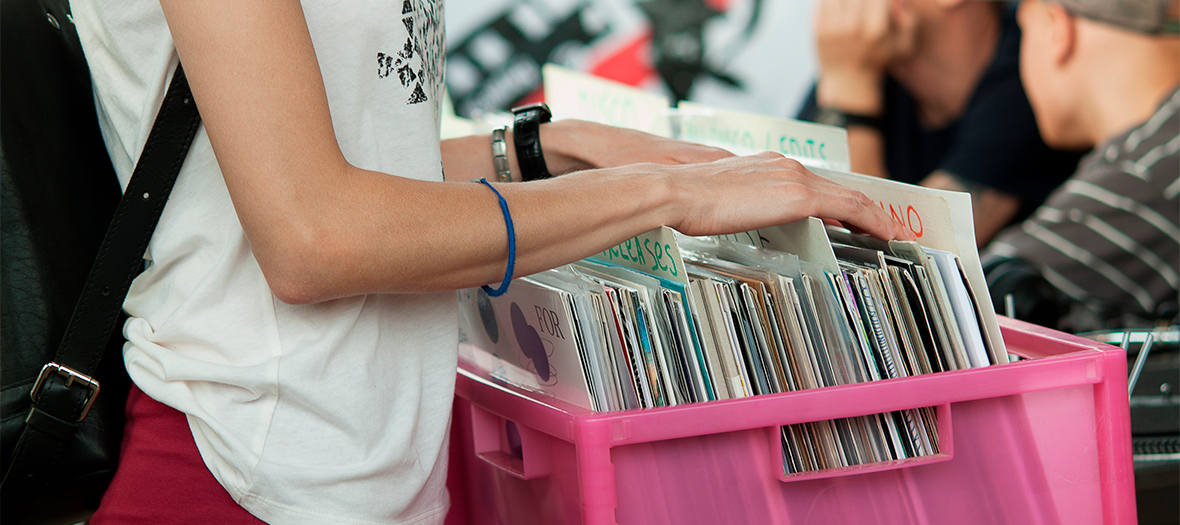 Brocante de Vinyles de Vertbois dans le Marais