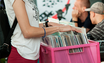 Brocante de Vinyles de Vertbois dans le Marais