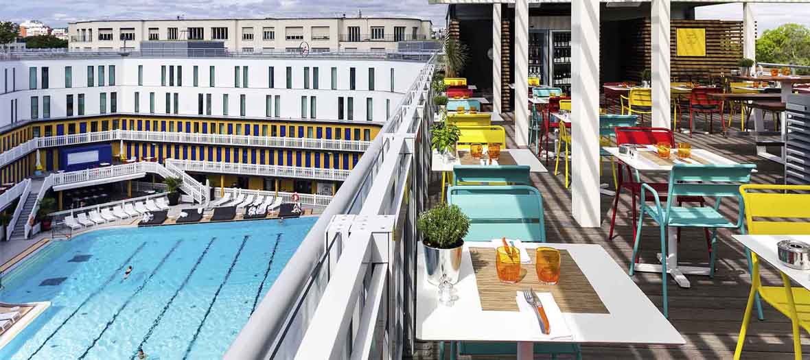 Outdoor swimming pool at the 5-star MGallery hotel