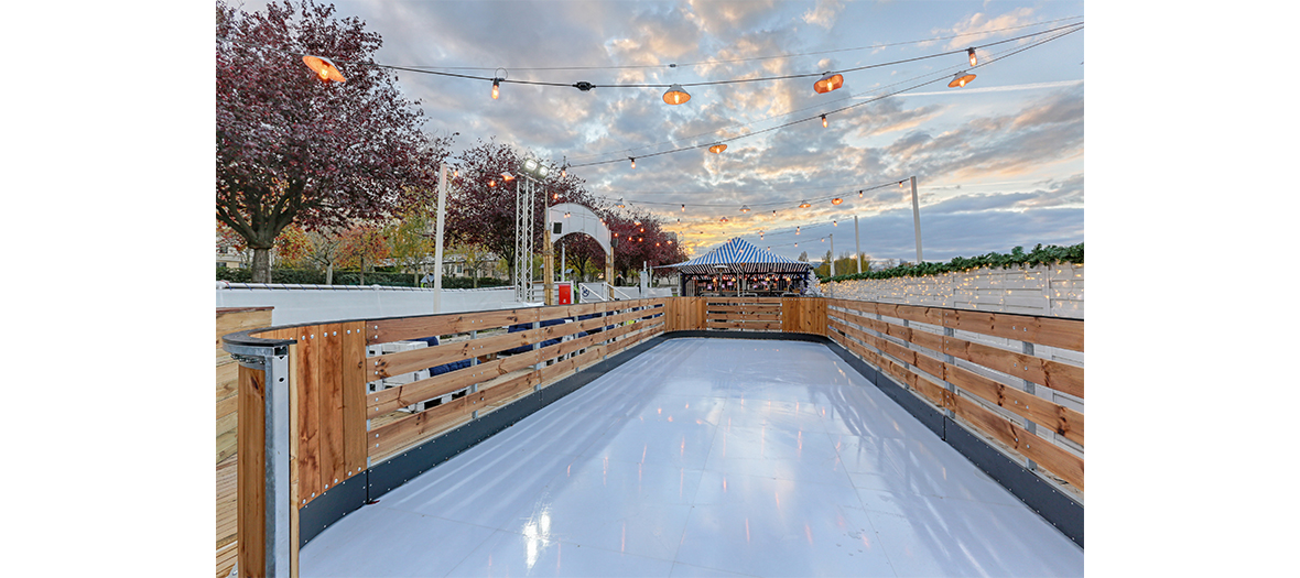 polpo skating rink on the beach of polpo