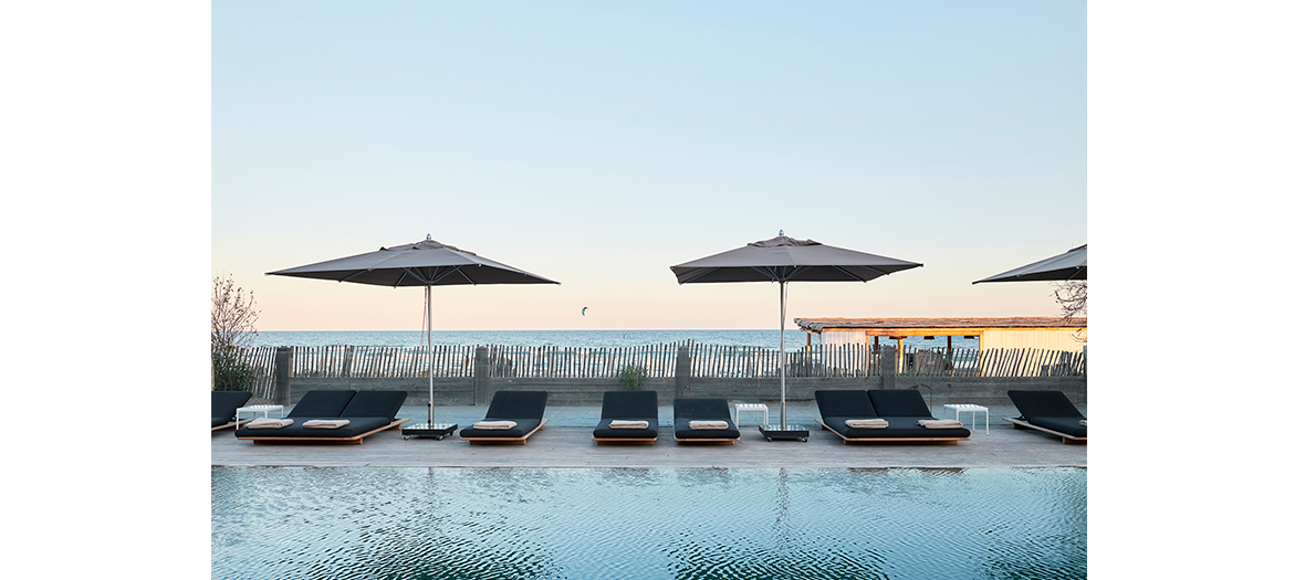 Swimming pool and beach at Palavas les Flots