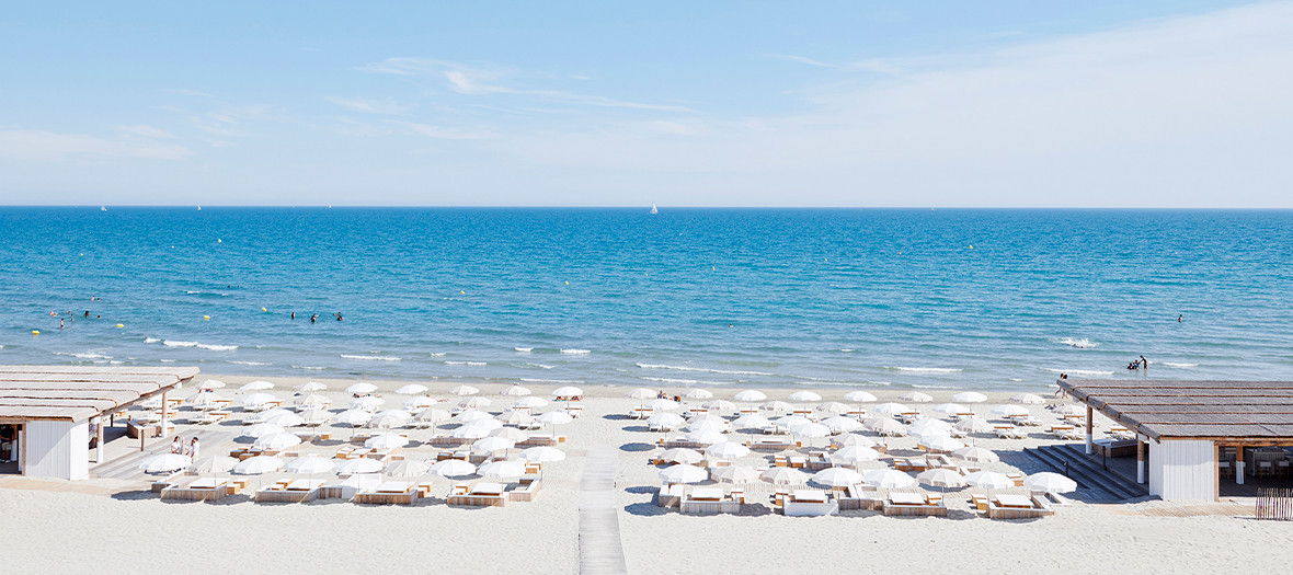 Sunny Beach at Palavas les flots in France