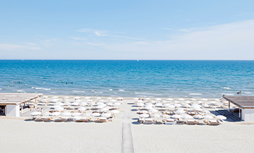 Sunny Beach at Palavas les flots in France