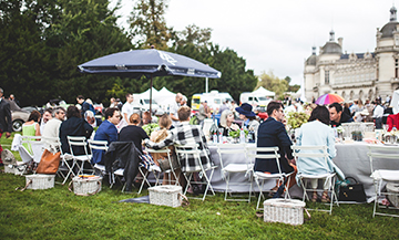 Garden Party in Chantilly, France