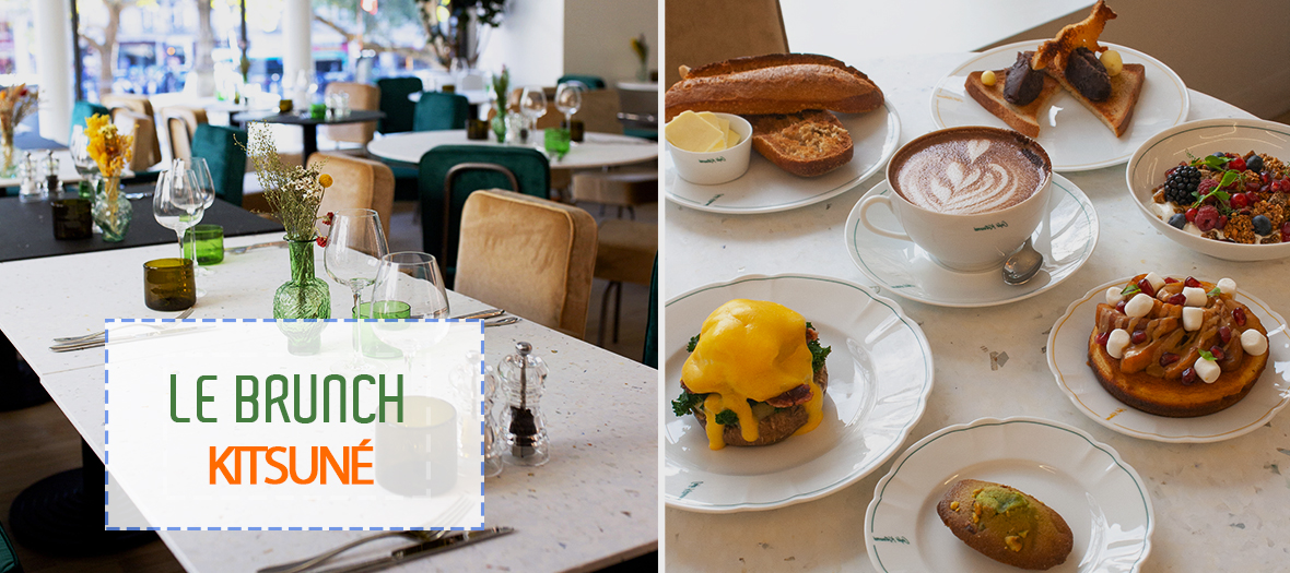 Brunch Cafe Kitsune in Paris is your next hot spot for just the kind of Sunday brunch we love