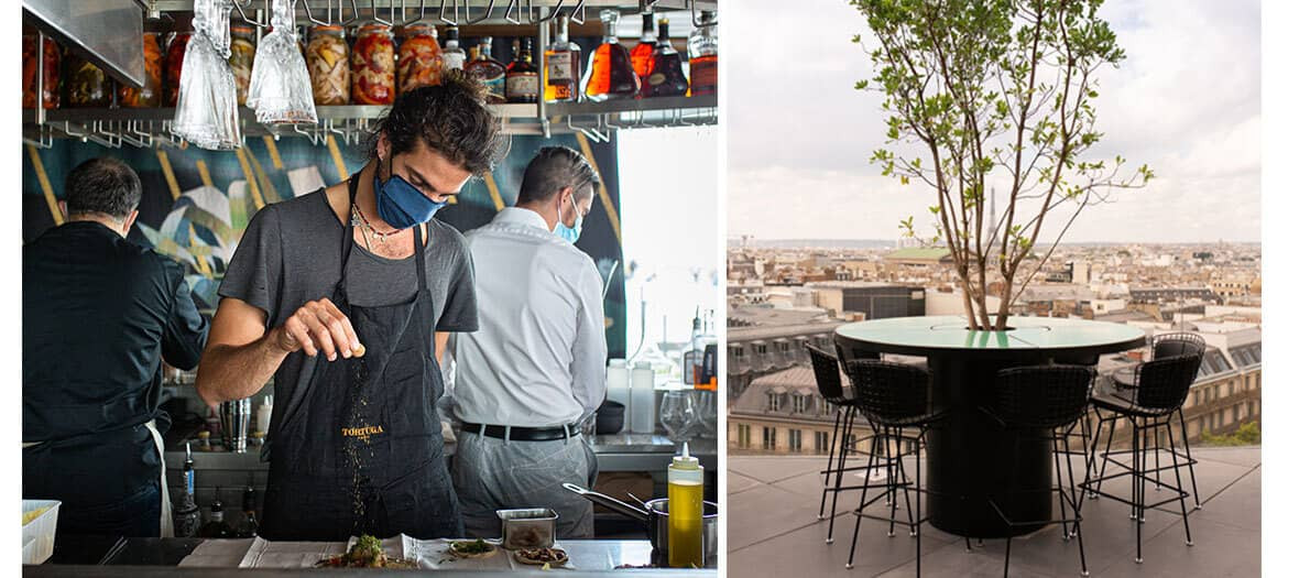 Tortuga restaurant by Julien Sebbag in Paris