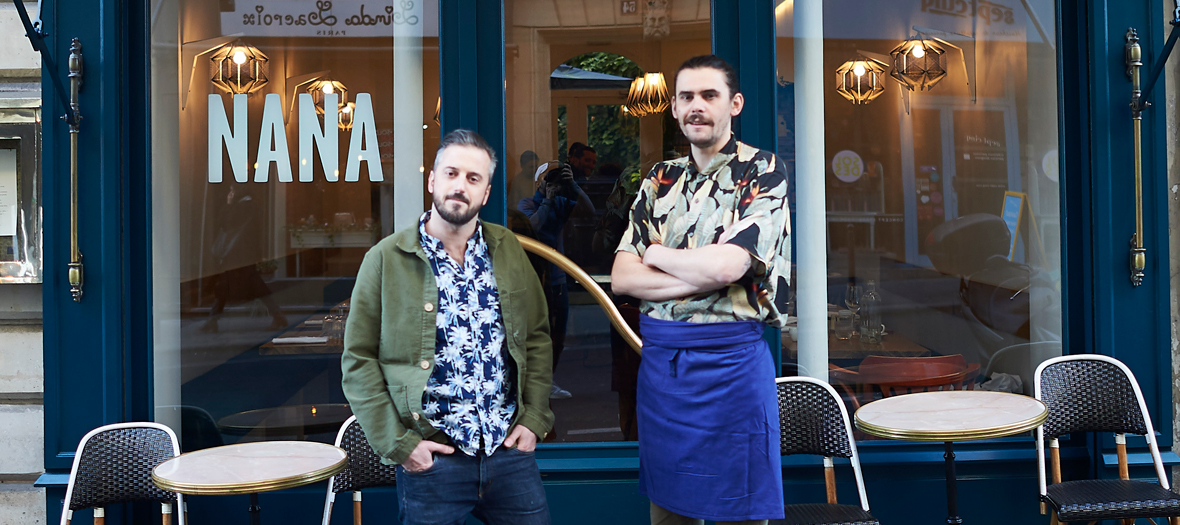 Nicolas Bellini et Vincent Jouyaux fondateur du restaurant Nana