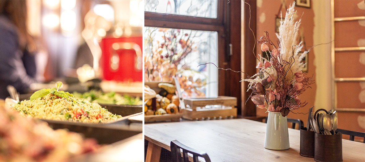 Veggie couscous of Le chantier restaurant in Paris