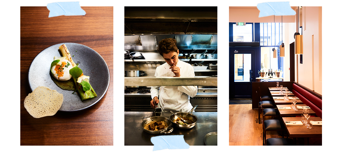 Portrait of Michelin-starred chef William Ledeuil at the KGB bistro