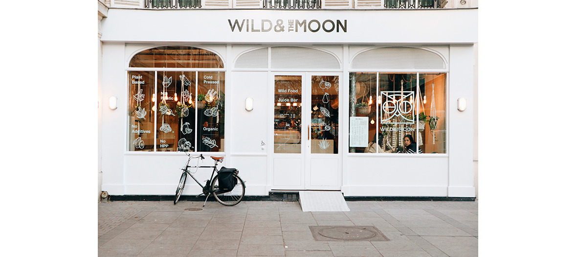 Façade du restaurant wild and the moon saint honore