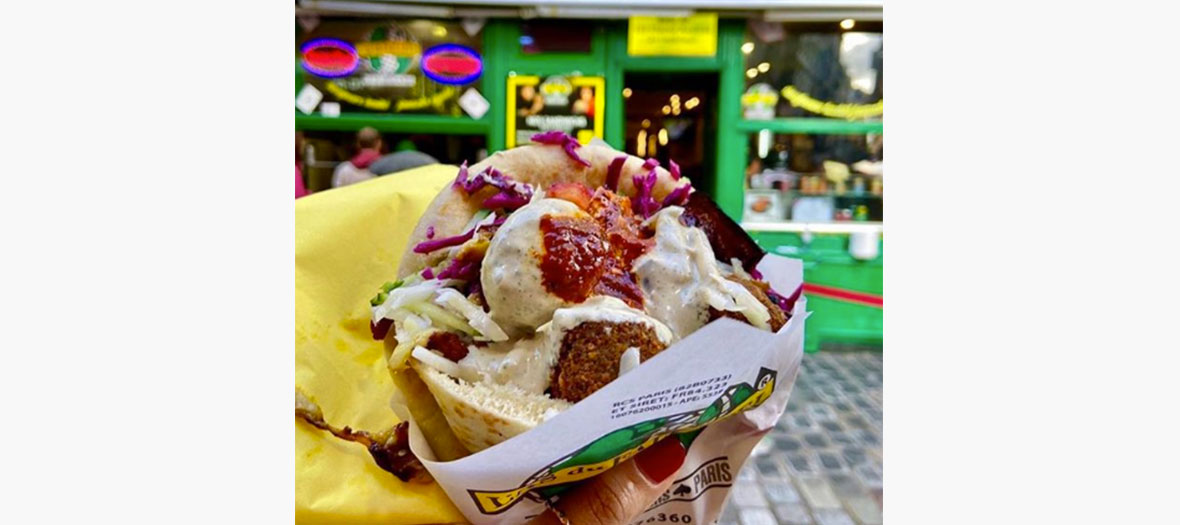 Le fallafel de l'As du Fallafel à Paris