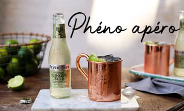 La recette du Moscow Mule avec de la Ginger Beer et de la Vodka par Fever-Tree.