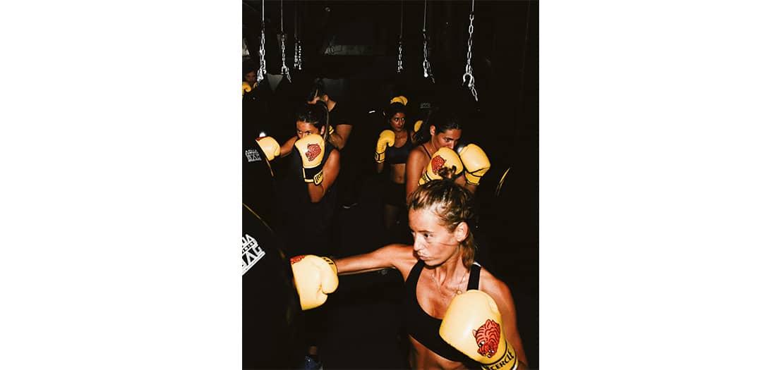 Séance de boxe cardio au Cercle Boxing Paris