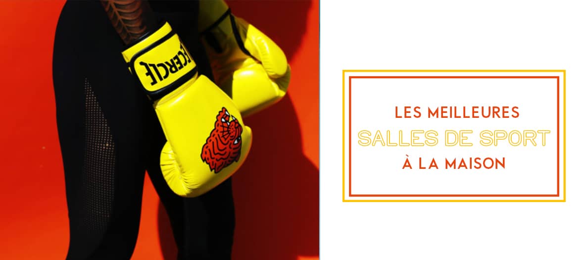 Les salles de sport avec des cours de cardio, fitness, yoga en lignes avec Yuj, lecercleboxing et Kalon Wellness Paris