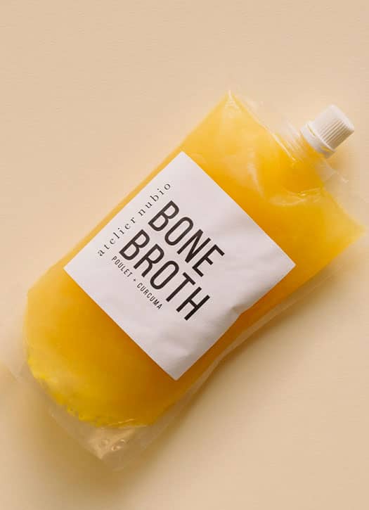 Bone Broth de chez Atelier Nubio pour 5 jours